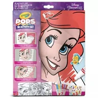 Zabawki kreatywne - Crayola POPs: 3D kolorowanki - Księżniczki Disney - miniaturka - grafika 1
