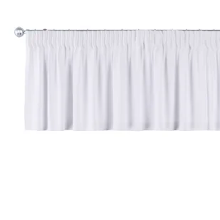 Dekoria Lambrekin na taśmie marszczącej Snow White biały) 260x40 cm Cotton Panama 396-702-34 - Zasłony - miniaturka - grafika 1