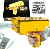 Zabawki militarne - Imprezowy pistolet na pieniądze rekwizyt złoty - miniaturka - grafika 1