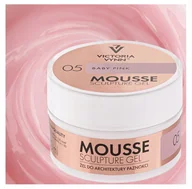 Żele do paznokci - VICTORIA VYNN MOUSSE GEL ŻEL BUDUJĄCY Z TIKSOTROPIĄ - 05 BABY PINK - 50ML - miniaturka - grafika 1