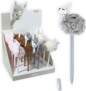 Długopis Lama niebieski (16szt) - Długopisy - miniaturka - grafika 1