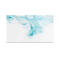 Deski do krojenia - Szklana deska do krojenia HOMEPRINT Abstrakcja błękitnej fali 60x52 cm - miniaturka - grafika 1