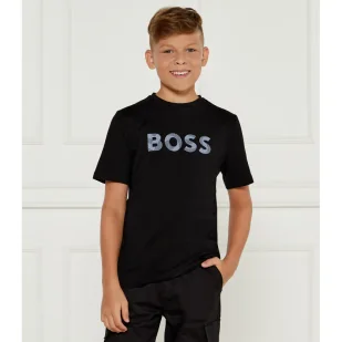 BOSS Kidswear T-shirt | Regular Fit - Koszulki dla chłopców - miniaturka - grafika 1