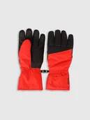 Rękawice narciarskie - 4F Rękawiczki narciarskie Thinsulate membrana 5000 męskie - czerwone XL - miniaturka - grafika 1