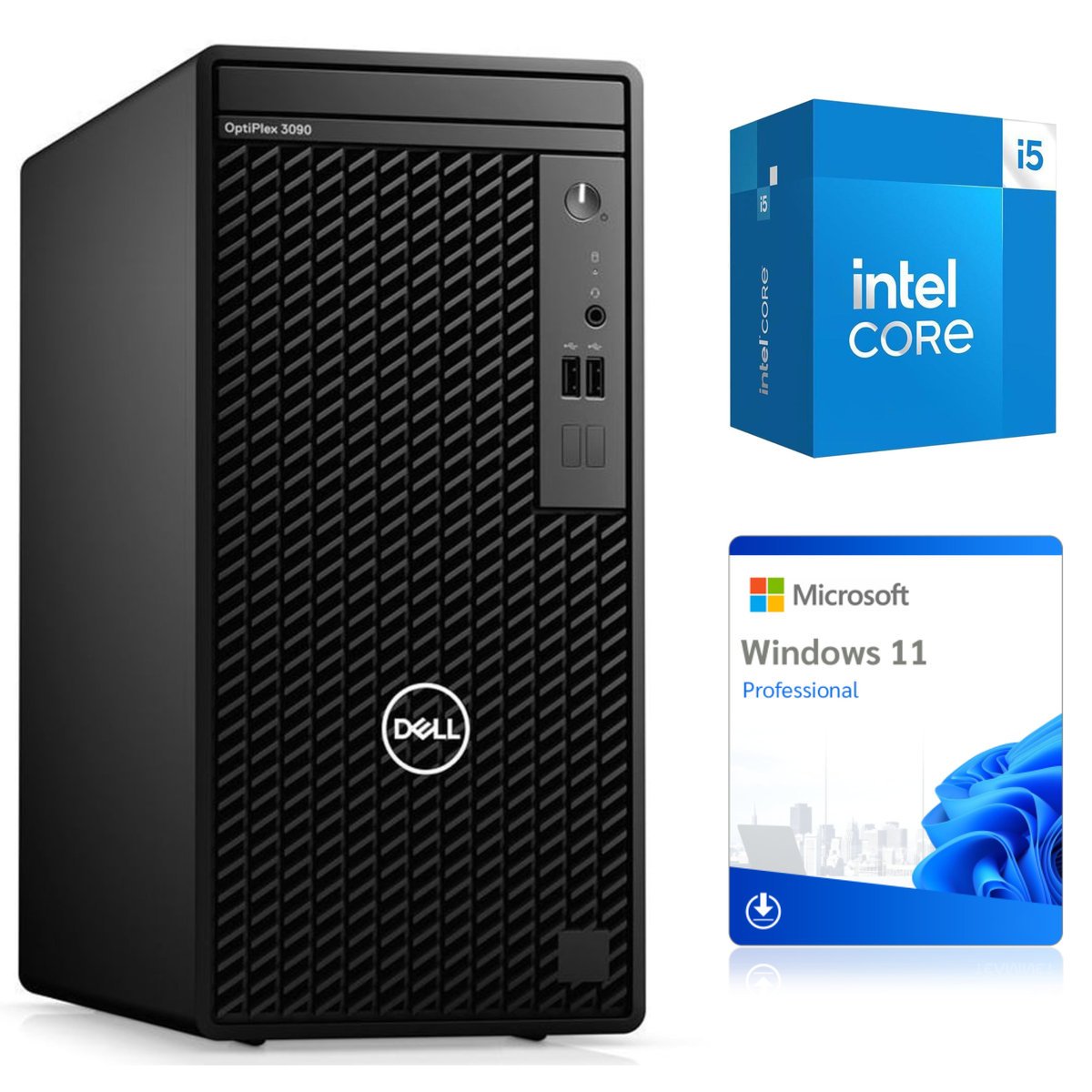 Komputer stacjonarny Dell OptiPlex 3090 Tower i5-10500 8GB 256GB SSD Win11 Pro