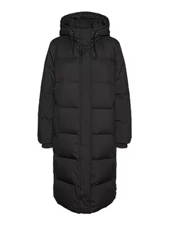 Kurtki damskie - VERO MODA Damska kurtka Vmericaholly Long Down Jacket Noos, czarny, S - grafika 1