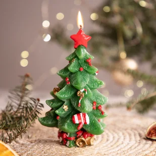 Świeczka LAPLAND Choinka 15 cm HOMLA - Choinki - miniaturka - grafika 1