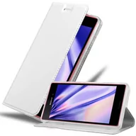 Etui i futerały do telefonów - Pokrowiec Ochronny Do Sony Xperia M4 AQUA Etui w CLASSY SREBRNY Case Obudowa Ochronny Cover Cadorabo - miniaturka - grafika 1
