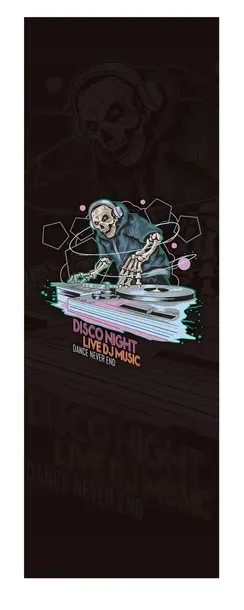 Tkanina gotowa do Leżaka Klasycznego Disco Night San-Drew KN28