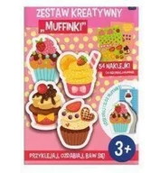 Zabawki kreatywne - Interdruk Zestaw kreatywny Muffinki - miniaturka - grafika 1