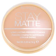 Pudry do twarzy - Rimmel Stay matujący puder 009 amber 14g - miniaturka - grafika 1