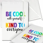 Notesy i bloczki - Notes Biały A5 Bullet Journal BE COOL Top Wzory - miniaturka - grafika 1