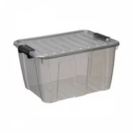 Pojemniki łazienkowe - Fl1 POJEMNIK HOME BOX 30L SZARY PT 2232 40P-POJ-2232/S - miniaturka - grafika 1