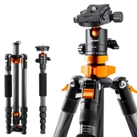 Statywy fotograficzne - Karbonowy statyw fotograficzny 140cm K&F Concept SA225C1 KF09.094 - miniaturka - grafika 1