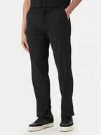 Spodnie męskie - Calvin Klein Spodnie materiałowe LV04LF609G Czarny Straight Fit - miniaturka - grafika 1