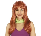 Dodatki do strojów karnawałowych - Peruka Lata 50-te "Daphne" ruda - miniaturka - grafika 1