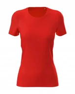 Koszulki i topy damskie - Koszulka damska T-shirt Stedman Active Sports-T ST8100 Scarlet Red XL - miniaturka - grafika 1
