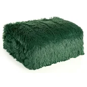 Koce - Koc EUROFIRANY D91 Tifany 1 150 x 200 cm Ciemnozielony - miniaturka - grafika 1