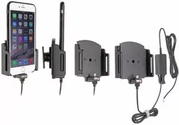 Uchwyt aktywny do instalacji na stałe do Apple iPhone Xr w cienkim futerale - Uchwyty samochodowe do telefonów - miniaturka - grafika 1