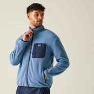 Bluzy męskie - Regatta Męski Polar Frankie Niebieski, Rozmiar: 5XL - miniaturka - grafika 1