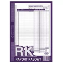 MICHALCZYK Prokop Raport kasowy A4 80 kartek 410-1 - Druki akcydensowe - miniaturka - grafika 1