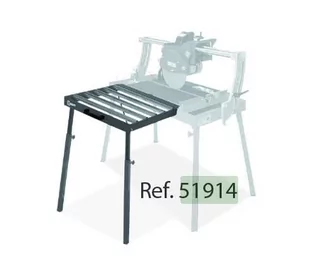 RUBI Przystawka rolkowa stołu do przecinarek DV/DW-N/DC/DS/DX (od 2013) 51914 51914 - Narzędzia warsztatowe - miniaturka - grafika 1