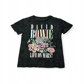 Koszulki dla dziewczynek - Koszulka dziewczęca na krótki rękaw David Bowie XS 4/5 lat - miniaturka - grafika 1
