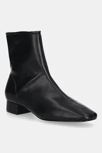 Aldo botki KATRINA damskie kolor czarny na płaskim obcasie 14146998 - Botki damskie - miniaturka - grafika 1