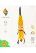 Zabawki kreatywne - Origami 3D Banan - miniaturka - grafika 1