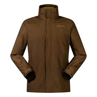 Berghaus Męska kurtka Hillwalker Gemini 3w1, Bark, L - Kurtki męskie - miniaturka - grafika 1