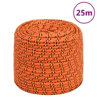 Żeglarstwo - vidaXL Linka żeglarska, pomarańczowa, 8 mm, 25 m, polipropylen - miniaturka - grafika 1
