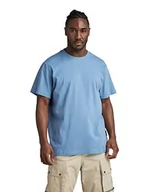 Koszulki męskie - G-STAR RAW Męski T-shirt, niebieski (deep Wave C336-8803), S, niebieski (Deep Wave C336-8803), S - miniaturka - grafika 1