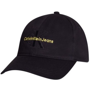 Calvin Klein Czapka Z Daszkiem Monogram Czarna