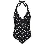 Stroje kąpielowe - Damski strój kąpielowy Regatta Flavia Costume Rozmiar: XS / Kolor: czarny/biały - miniaturka - grafika 1