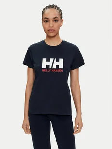 Helly Hansen T-Shirt W Hh Logo T-Shirt 2.0 34465 Granatowy Regular Fit - Koszulki i topy damskie - miniaturka - grafika 1
