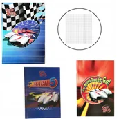 Zeszyty szkolne - ! BENIAMIN BRULION A5/ 96 KRATKA SPEED RACER 1 SZT - miniaturka - grafika 1
