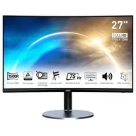 Monitory - MSI PRO MP272C 27 cali Zakrzywiony/VA/FHD/75Hz/4ms - miniaturka - grafika 1