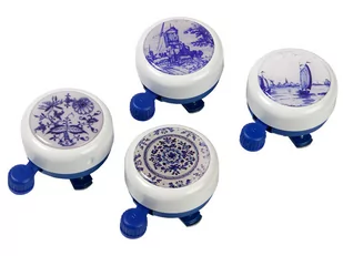 Widek Dzwonek rowerowy WHITE COLLECTION DELFT BLUE mix kolorów pudełko 12szt. (NEW) A-WDK-002712 - Dzwonki do roweru - miniaturka - grafika 1