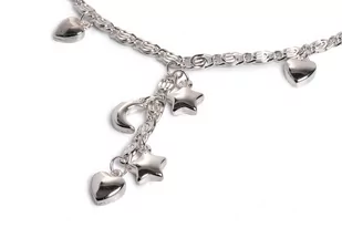 Naszyjnik Charms: Serce, Gwiazdy I Księżyc - Naszyjniki - miniaturka - grafika 1
