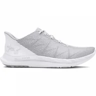 Buty sportowe damskie - Damskie buty do biegania Under Armour UA W Charged Speed Swift - białe - miniaturka - grafika 1