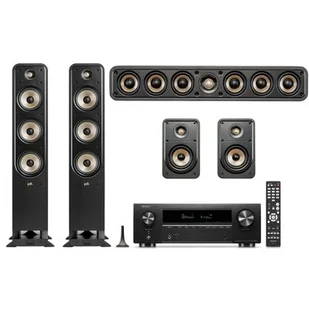 Kino domowe DENON AVR-X1800 + POLK AUDIO Signature elite ES60 + ES15 + ES35C Czarny - Kino domowe - miniaturka - grafika 1