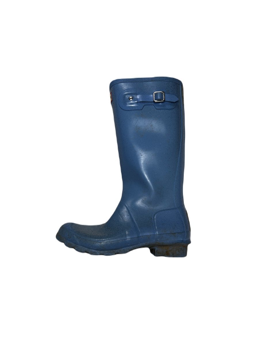 Niebieskie eleganckie kalosze damskie Hunter 37