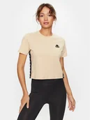 Koszulki i topy damskie - Kappa T-Shirt 313021 Beżowy Relaxed Fit - miniaturka - grafika 1
