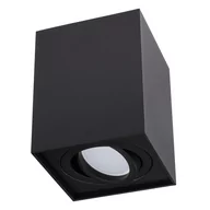 Oprawy, klosze i abażury - Oprawa Natynkowa Halogenowa Spot Tuba Ruchoma Amat-L Gu10 Kwadratowa Czarna 115Mm Lumiled - miniaturka - grafika 1