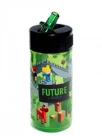 Bidony dla dzieci - Bidon 330 ml Back Up Pixelowy świat Derform - miniaturka - grafika 1