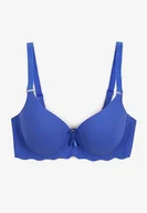 Biustonosze - Granatowy Biustonosz Full Cup na Regulowanych Ramiączkach z Usztywnieniem Karetta - Renee - miniaturka - grafika 1
