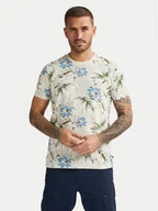 Koszulki męskie - Petrol Industries T-Shirt M-1050-TSR655 Beżowy Regular Fit - miniaturka - grafika 1