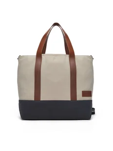 Tommy Hilfiger Torba Th Casual Tote AM0AM13368 Beżowy - Torebki damskie - miniaturka - grafika 1