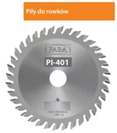 Tarcze do pił - FABA Frez Piłkowy PI-401 125x3,4/2,2/30 z-36 GS 19725 - miniaturka - grafika 1