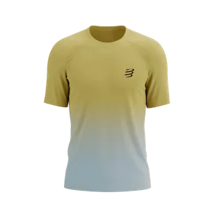 COMPRESSPORT Koszulka biegowa PERFORMANCE SS T-SHIRT ceylon yellow/gray dawn - Koszulki sportowe męskie - miniaturka - grafika 1